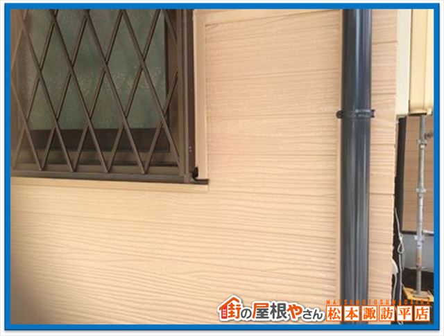 茅野市外壁吹き付け塗装　外壁補修